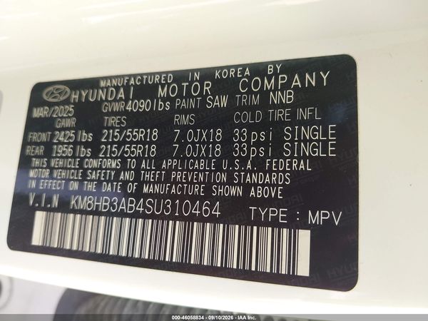 2025 HYUNDAI KONA SEL