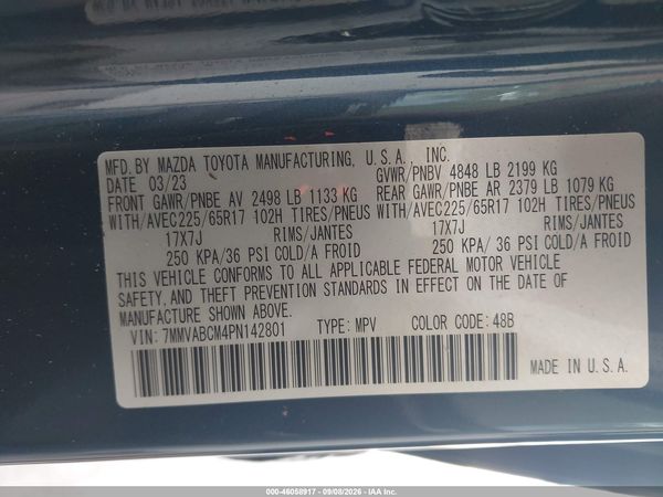 2023 MAZDA CX-50 2.5 S PREFERRED PLUS — I9