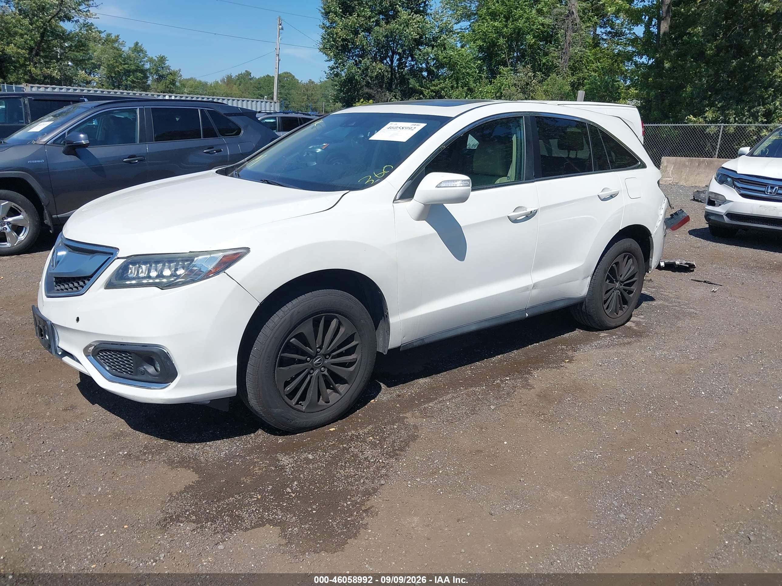 2016 ACURA RDX ADVANCE PACKAGE — I2