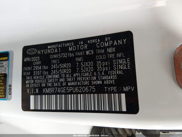 2023 HYUNDAI PALISADE CALLIGRAPHY — I9