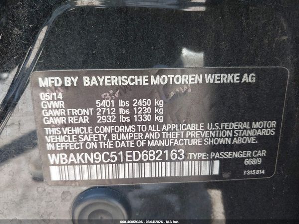 2014 BMW 550I — I9