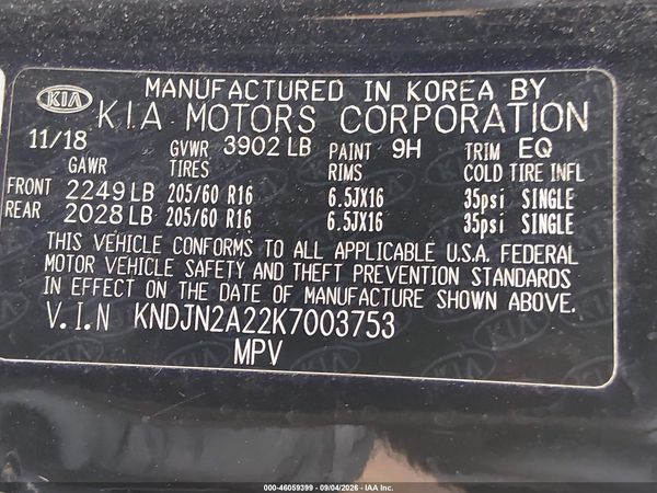 2019 KIA SOUL Base