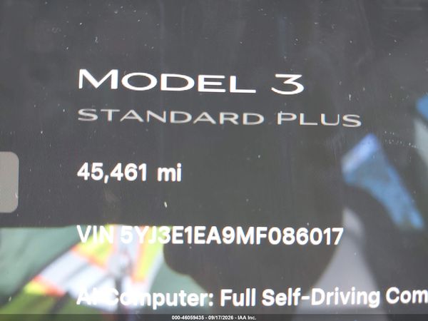 2021 TESLA MODEL 3 — I118