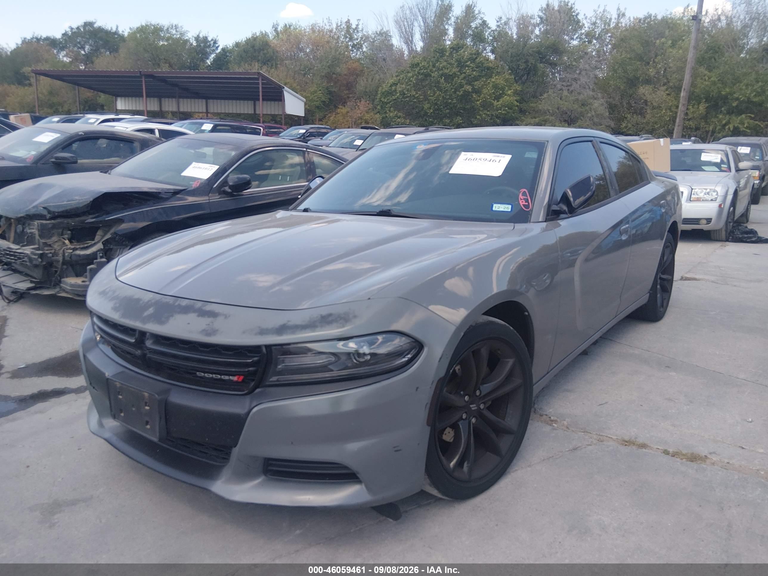 2018 DODGE CHARGER SXT RWD — I2