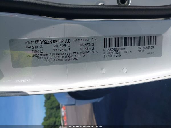 2014 DODGE CHARGER SE — I9