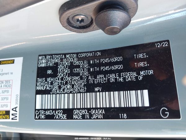 2023 TOYOTA 4RUNNER TRD SPORT — I9
