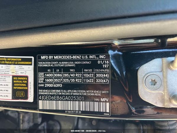 2016 MERCEDES-BENZ GLE 450 AMG COUPE 4MATIC