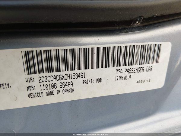 2012 CHRYSLER 300 LIMITED — I9