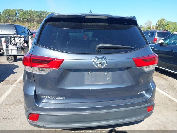 2019 TOYOTA HIGHLANDER XLE — I119