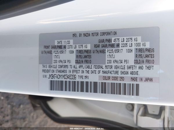 2021 MAZDA CX-5 TOURING — I9
