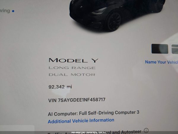2022 TESLA MODEL Y — I7