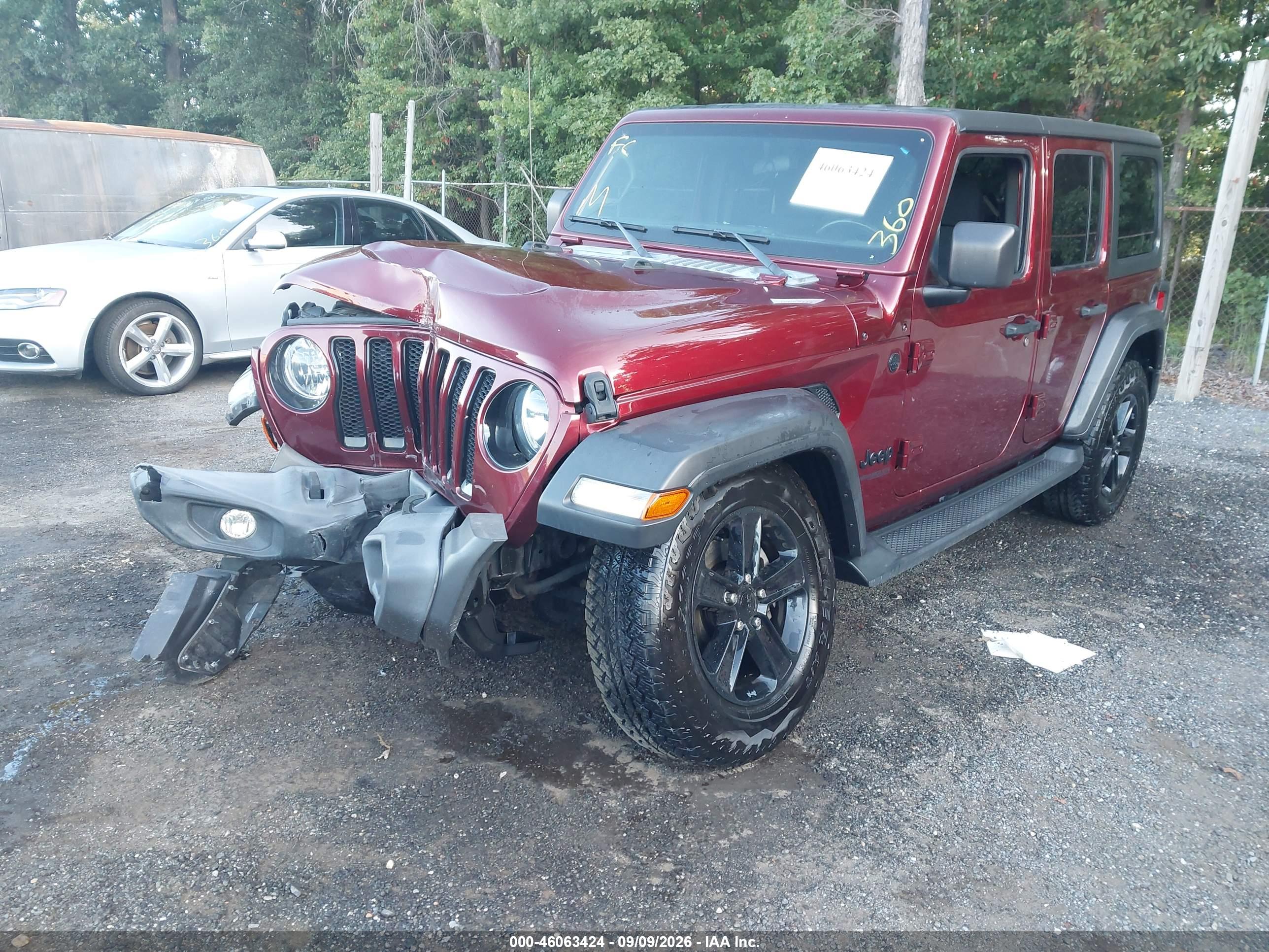 2021 JEEP WRANGLER UNLIMITED SPORT ALTITUDE 4X4 — I2