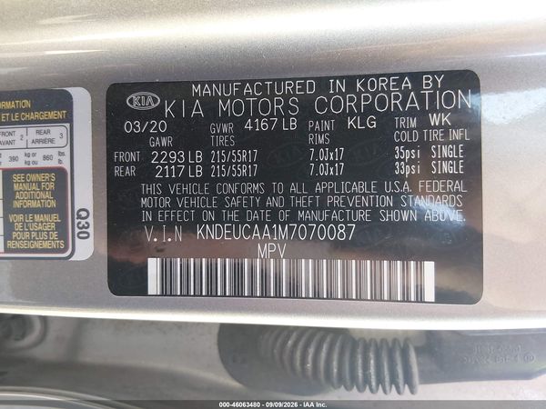 2021 KIA SELTOS S — I9