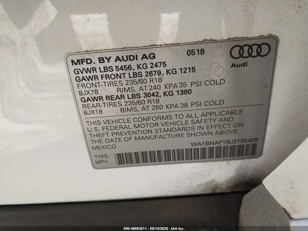 2018 AUDI Q5