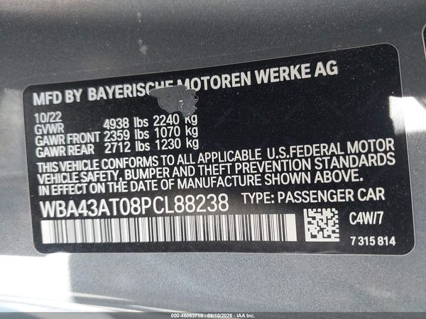 2023 BMW 430I XDRIVE — I9