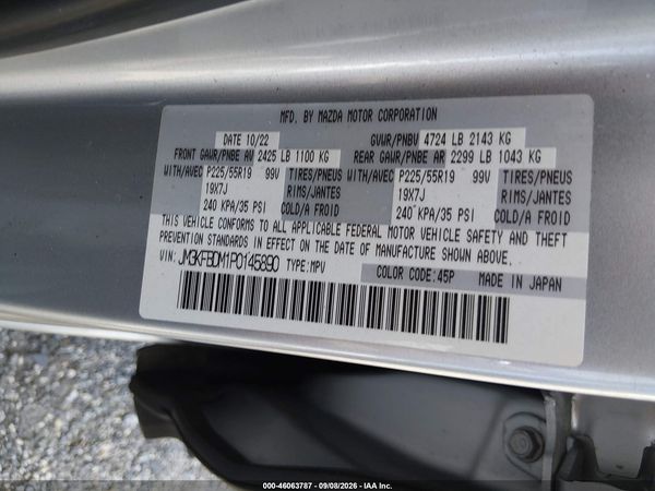 2023 MAZDA CX-5 2.5 S PREMIUM — I9