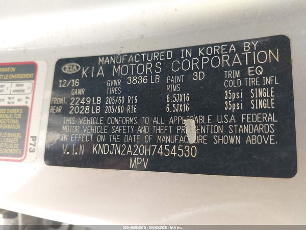 2017 KIA SOUL Base — I9
