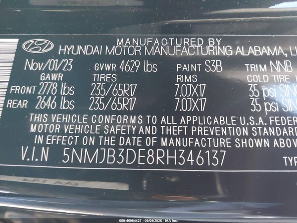 2024 HYUNDAI TUCSON SEL — I9