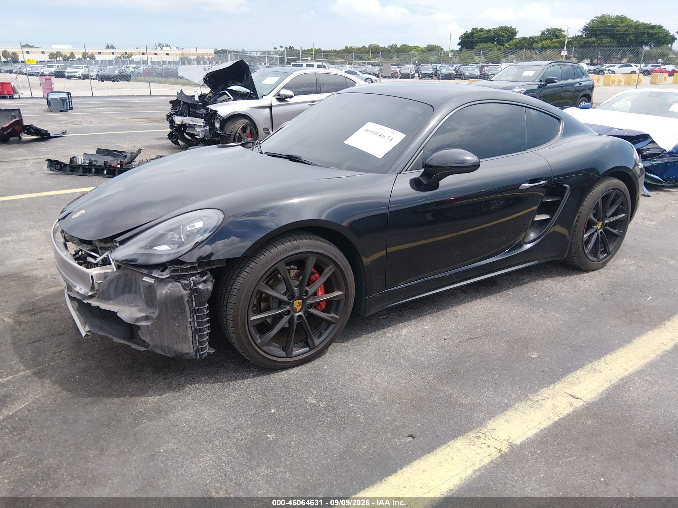 2018 PORSCHE 718 CAYMAN — I2