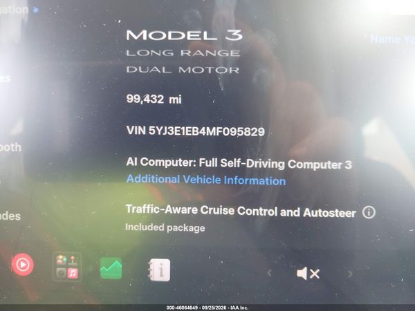 2021 TESLA MODEL 3 — I7