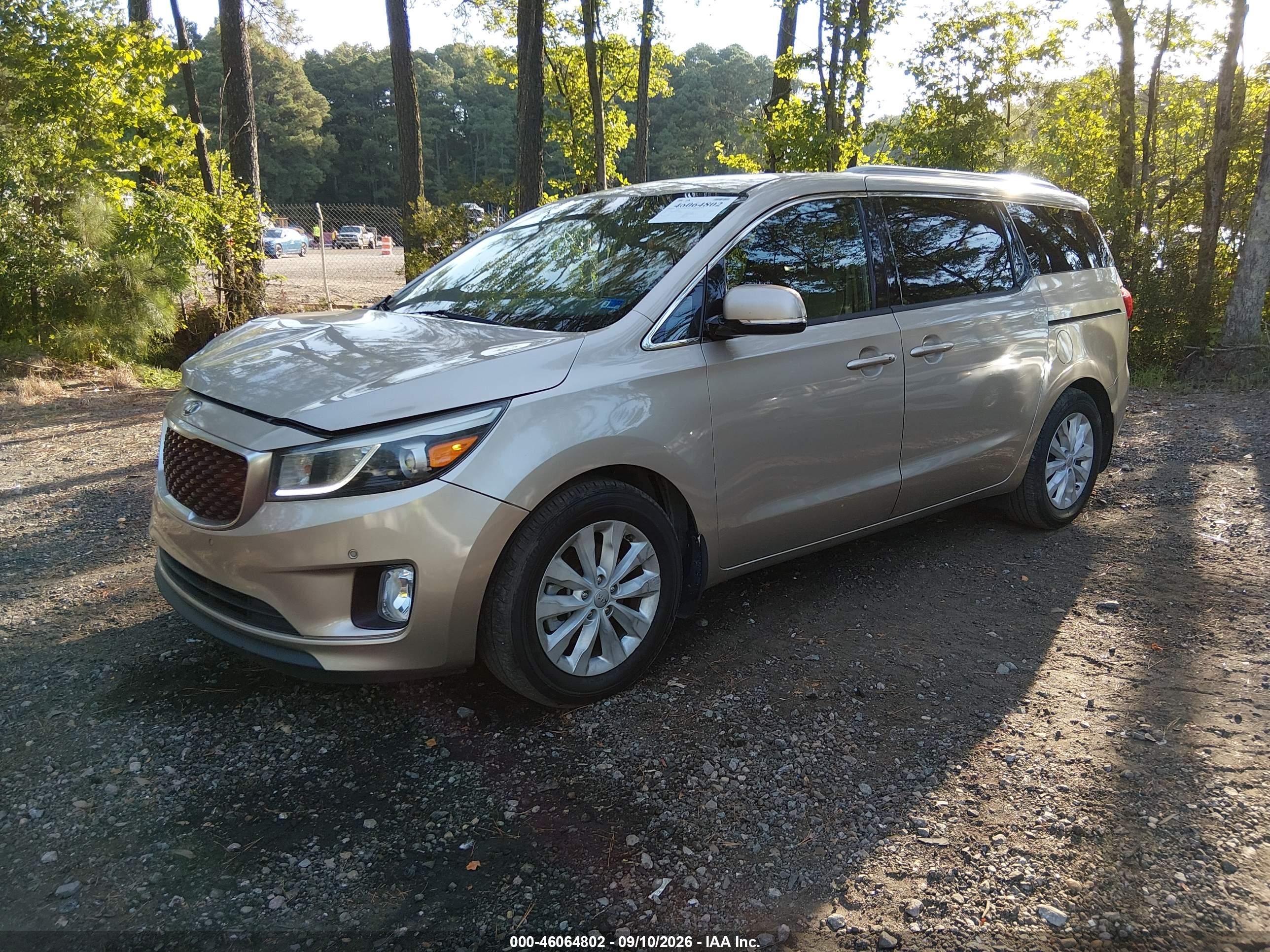 2017 KIA SEDONA EX — I2