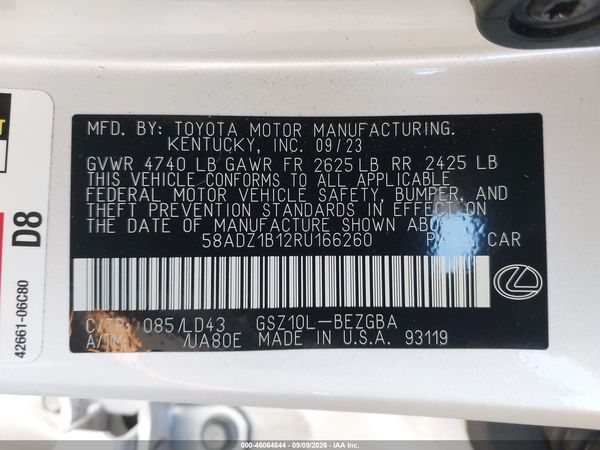 2024 LEXUS ES 350 350 Premium — I9
