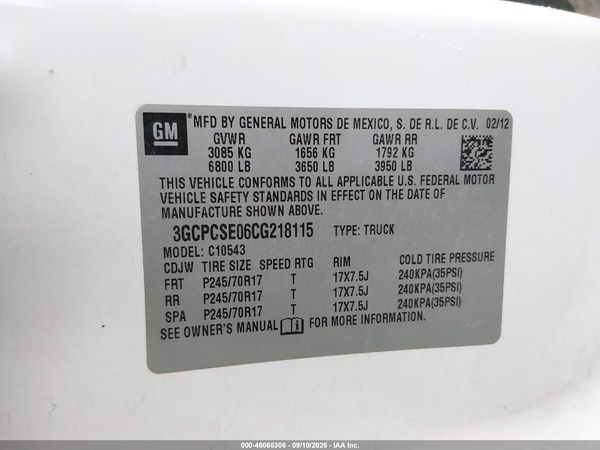 2012 CHEVROLET SILVERADO 1500 LT — I9