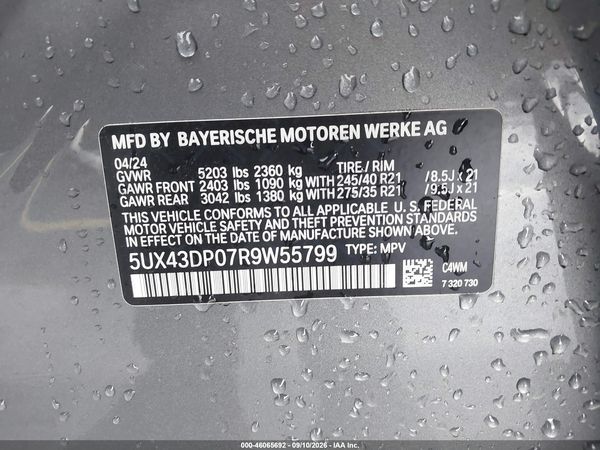 2024 BMW X3 SDRIVE30I — I9