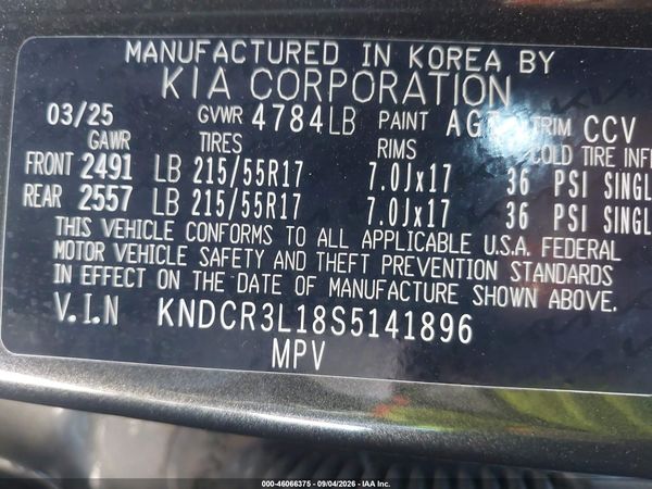 2025 KIA NIRO EV WIND — I9