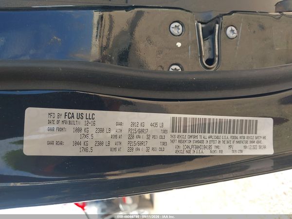 2017 JEEP PATRIOT LATITUDE FWD