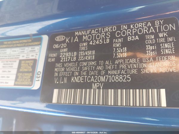2021 KIA SELTOS SX TURBO — I9