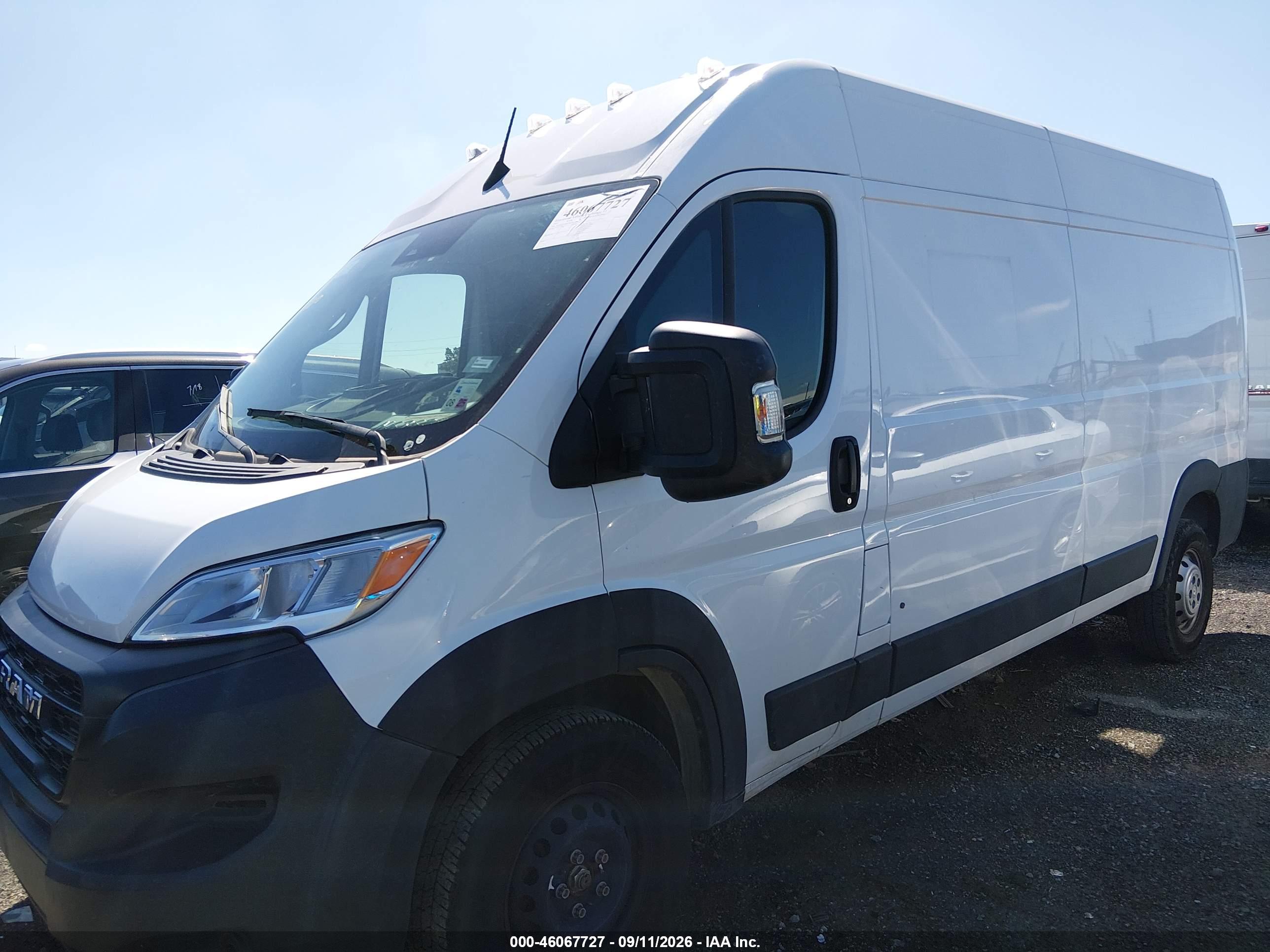 2023 RAM PROMASTER 2500 HIGH ROOF 159 WB