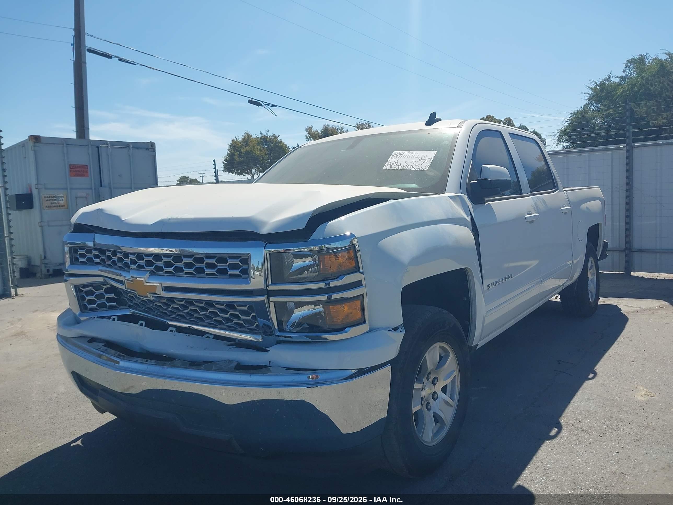 2015 CHEVROLET SILVERADO 1500 1LT — I2