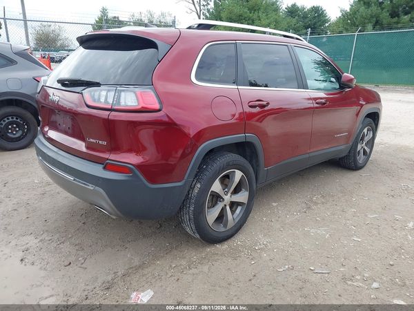 2019 JEEP CHEROKEE LIMITED 4X4 — I4