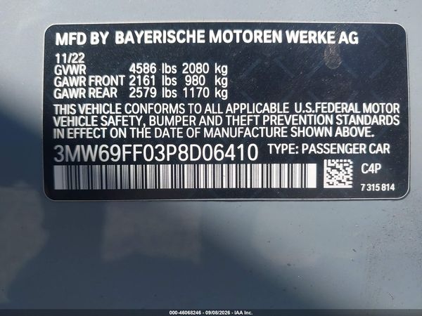 2023 BMW 330I — I9