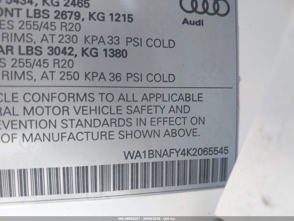 2019 AUDI Q5 45 PREMIUM — I9