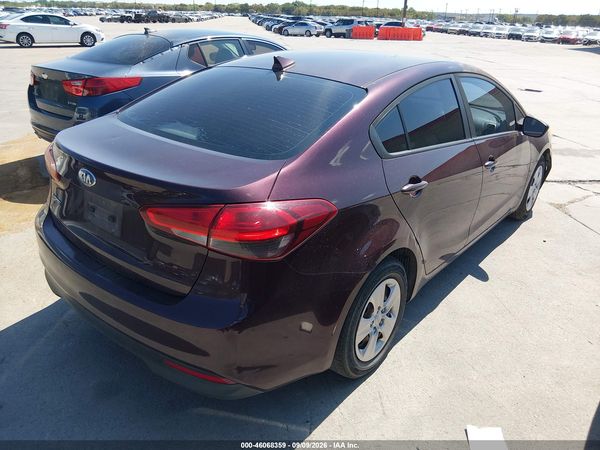 2018 KIA FORTE LX