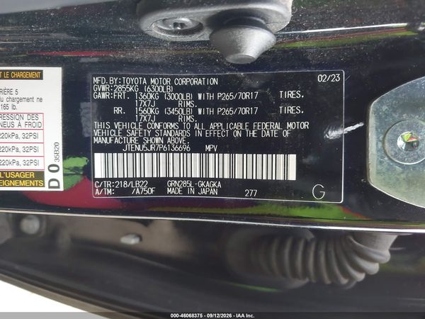 2023 TOYOTA 4RUNNER SR5 PREMIUM — I9