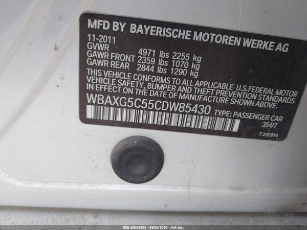 2012 BMW 528I