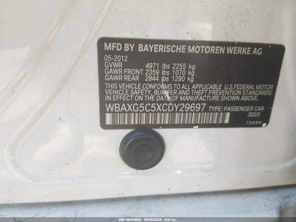 2012 BMW 528I