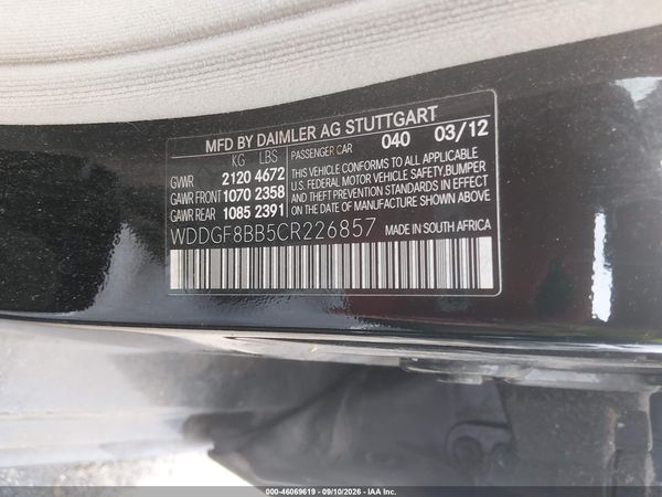 2012 MERCEDES-BENZ C 300 SPORT 4MATIC