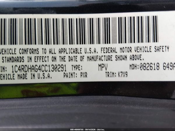 2012 DODGE DURANGO SXT