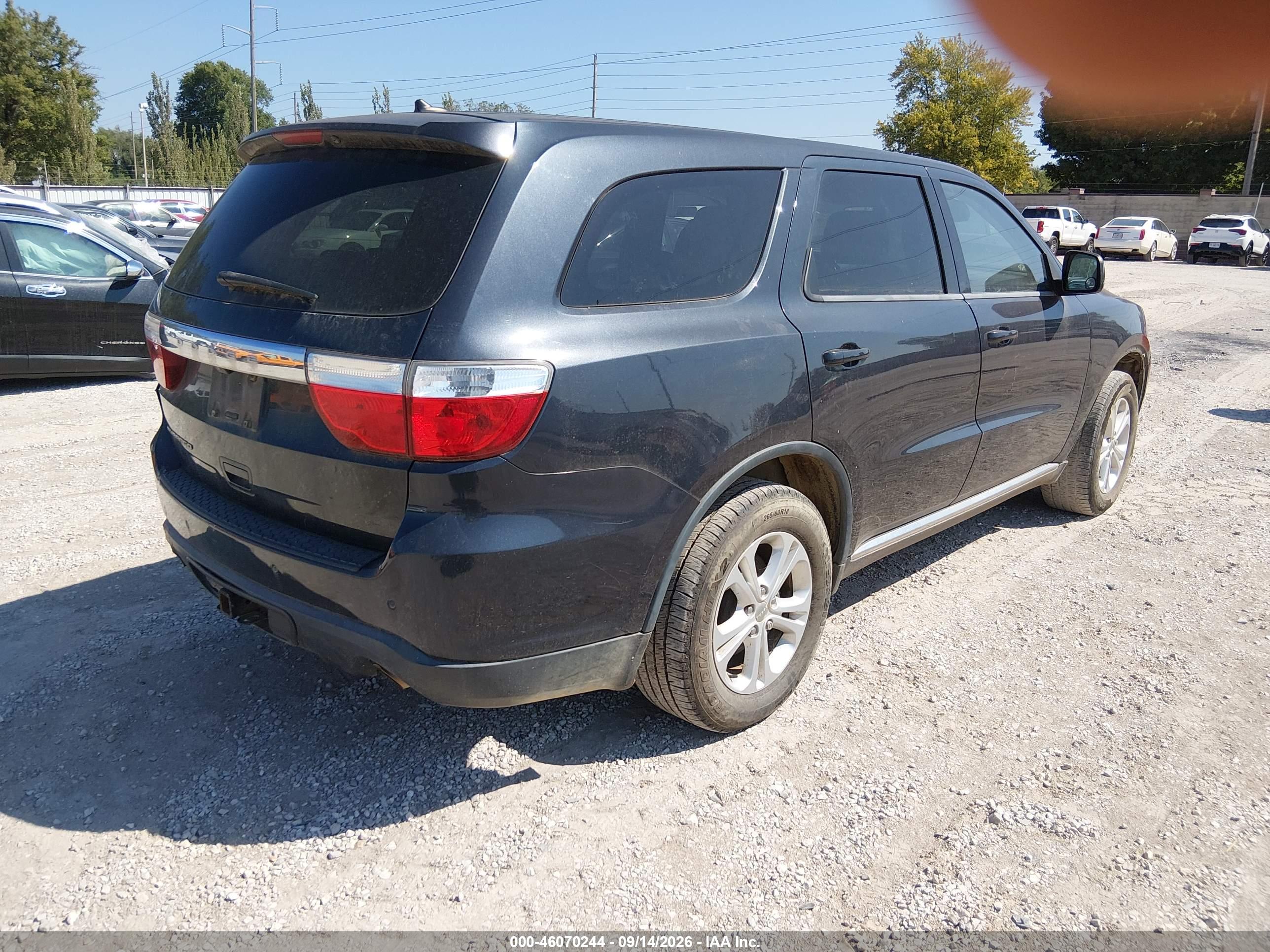 2013 DODGE DURANGO SXT — I4
