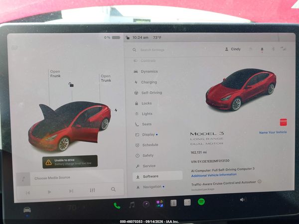 2021 TESLA MODEL 3 — I7