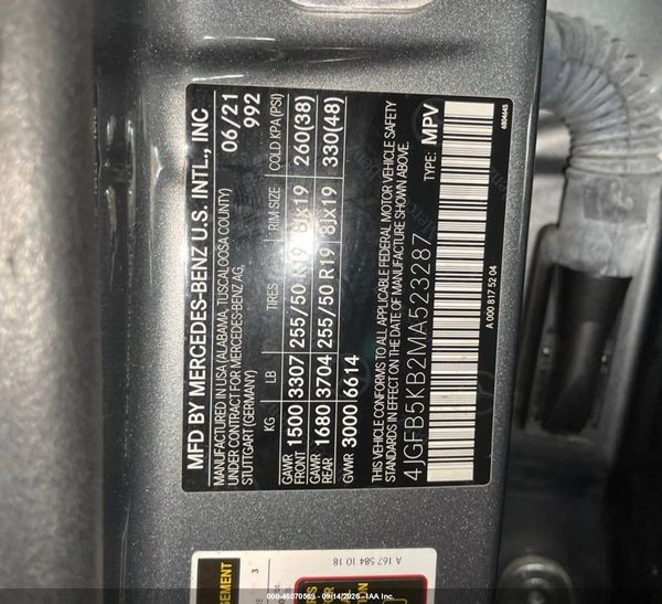 2021 MERCEDES-BENZ GLE 450 4MATIC
