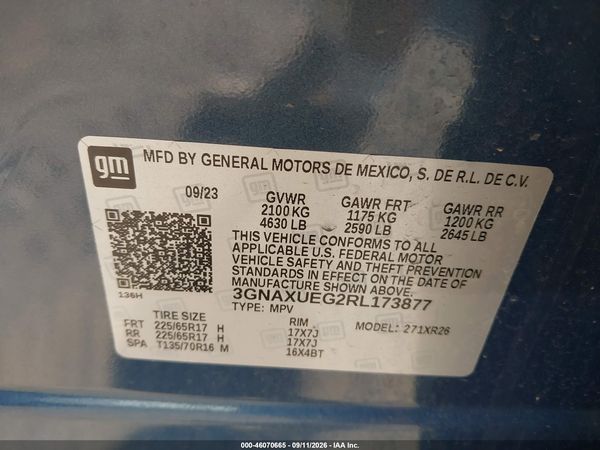 2024 CHEVROLET EQUINOX AWD LT — I9