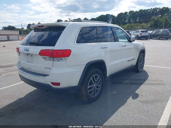 2018 JEEP GRAND CHEROKEE LIMITED 4X4 — I4