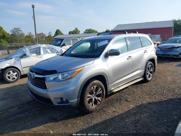 2016 TOYOTA HIGHLANDER — I2