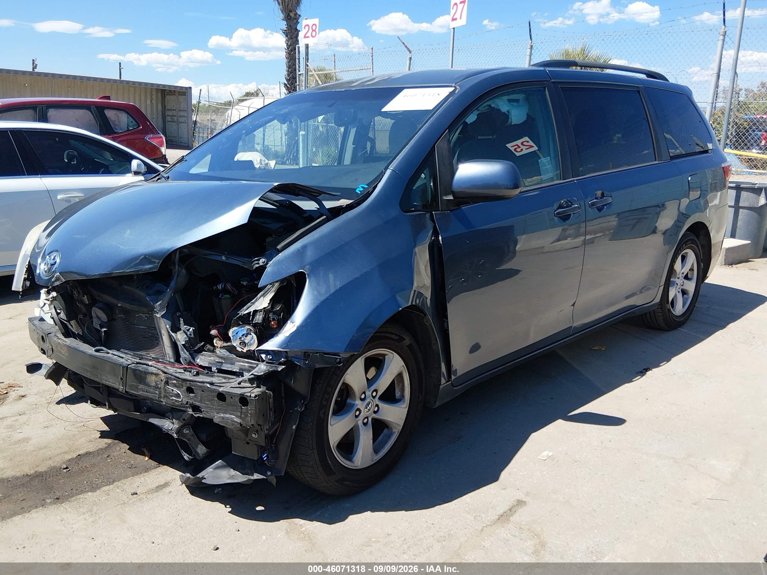 2015 TOYOTA SIENNA LE 8 PASSENGER — I2