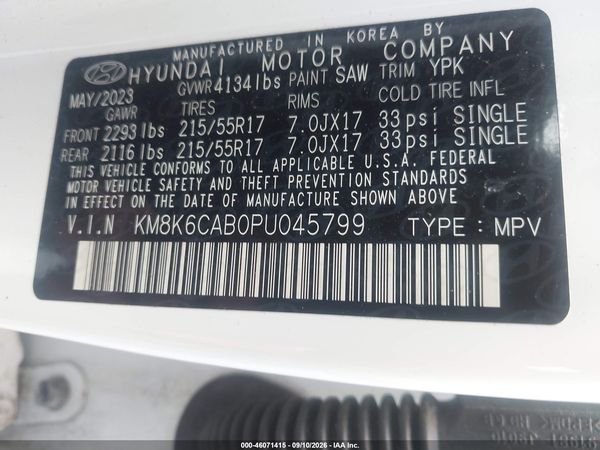2023 HYUNDAI KONA SEL — I9